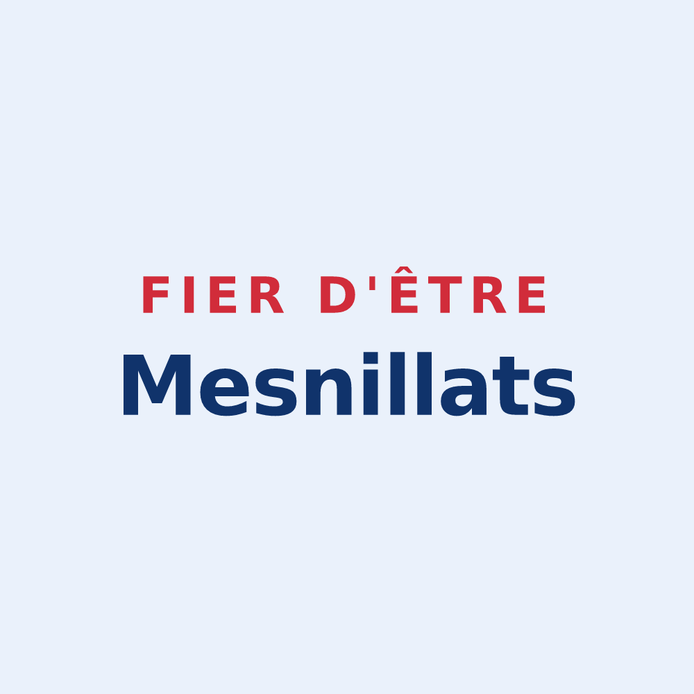 Sticker « Fier d'être Mesnillats » — design pour Mesnil-Saint-Loup