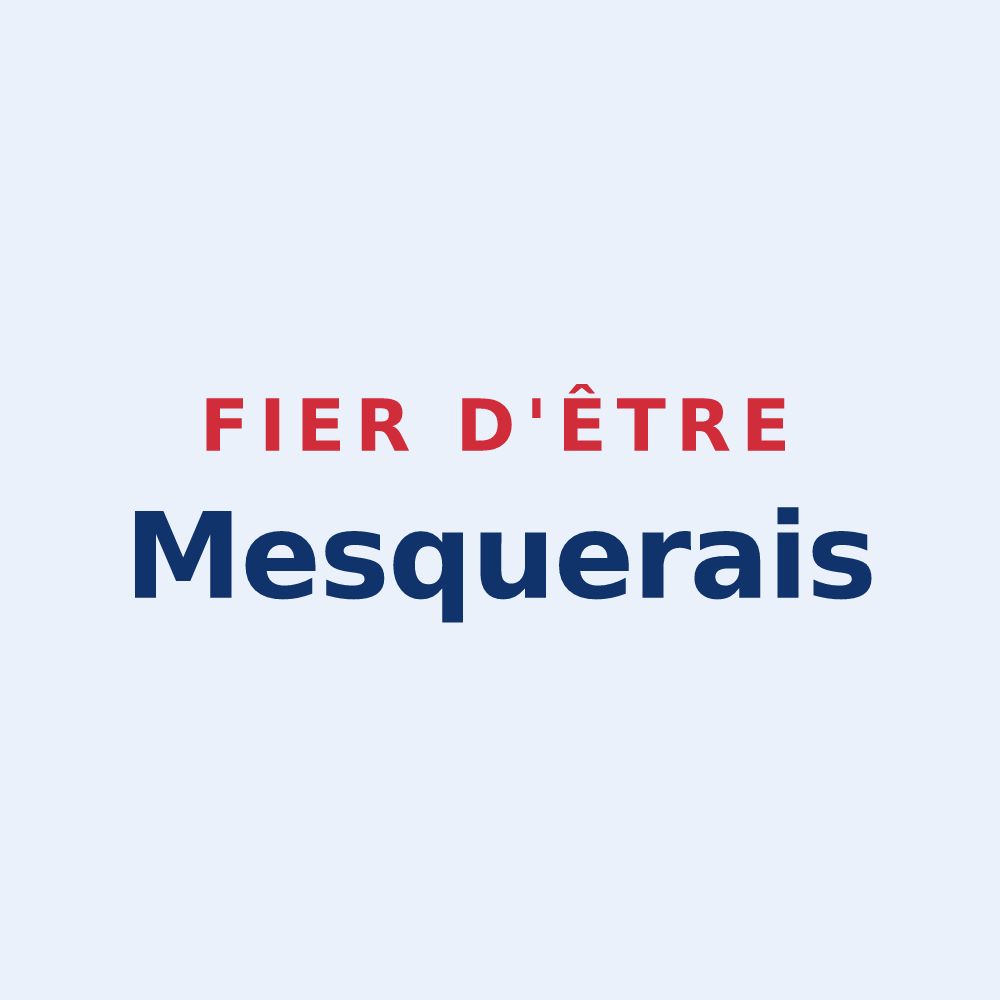 Sticker « Fier d'être Mesquerais » — design pour Mesquer