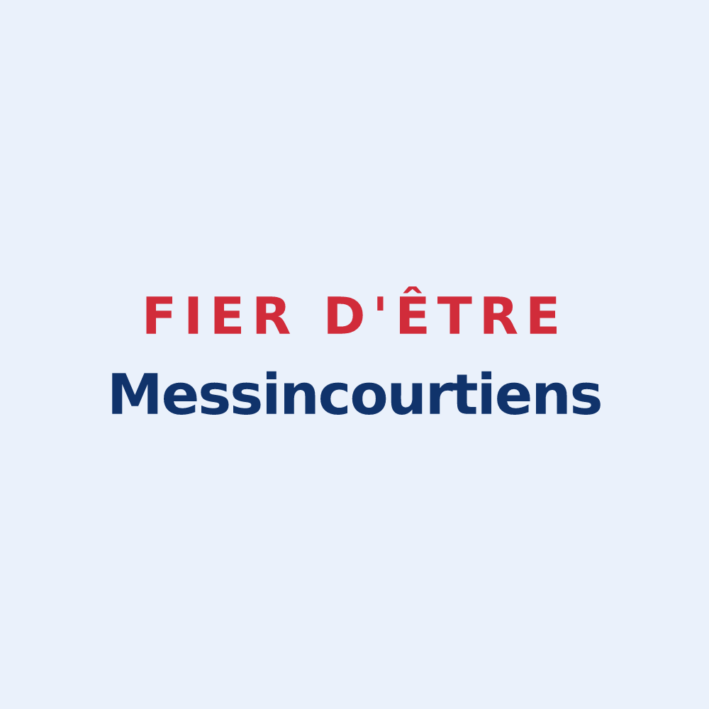 Sticker « Fier d'être Messincourtiens » — design pour Messincourt