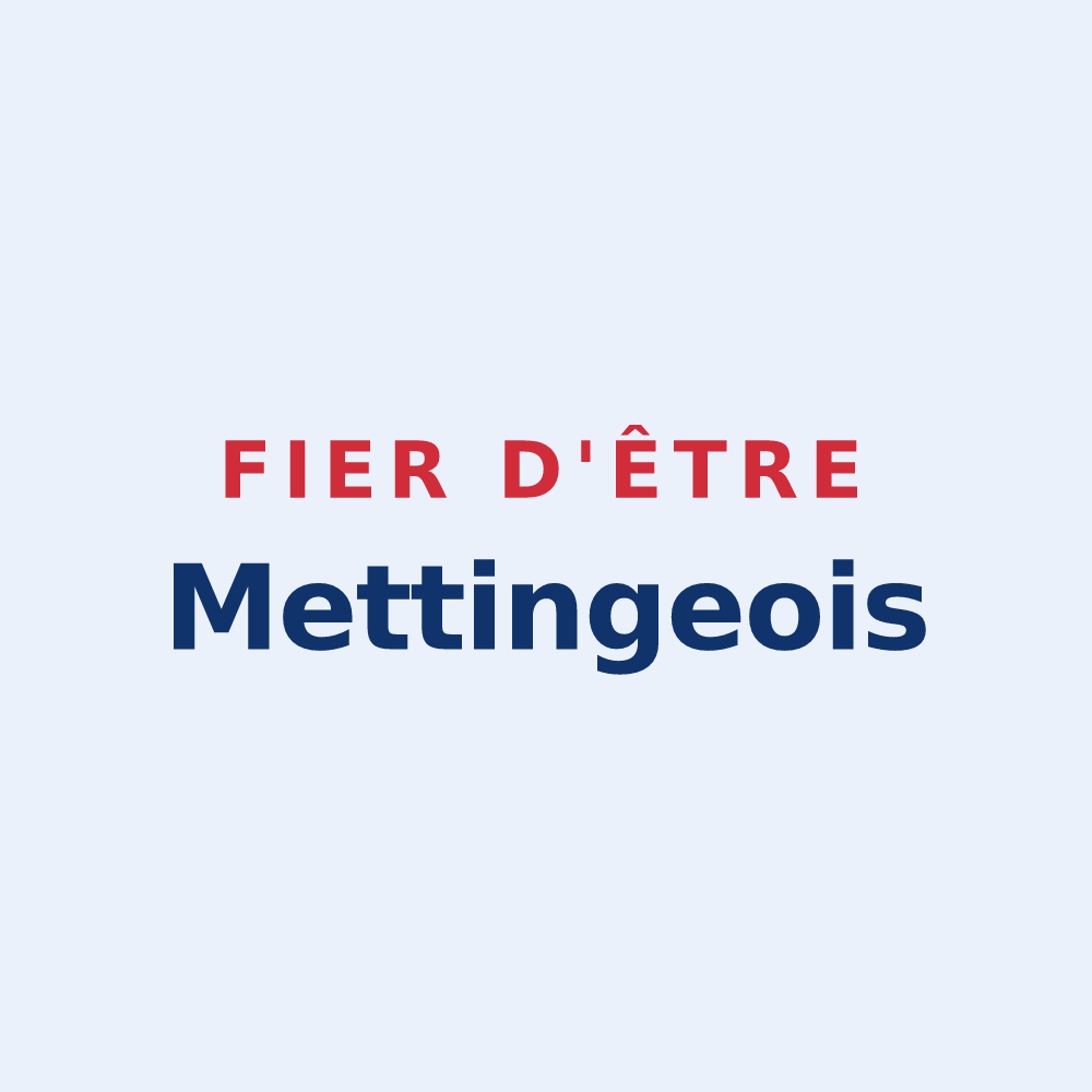 Sticker « Fier d'être Mettingeois » — design pour Metting