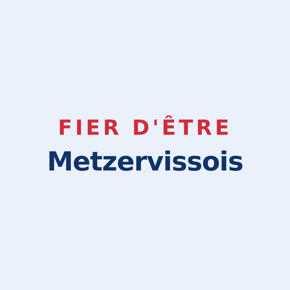 Sticker « Fier d'être Metzervissois » — design pour Metzervisse