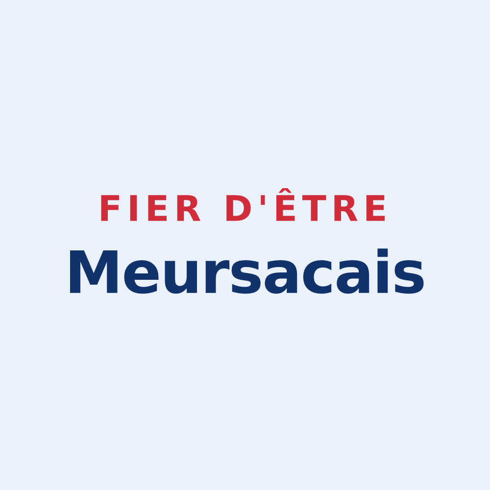 Sticker « Fier d'être Meursacais » — design pour Meursac