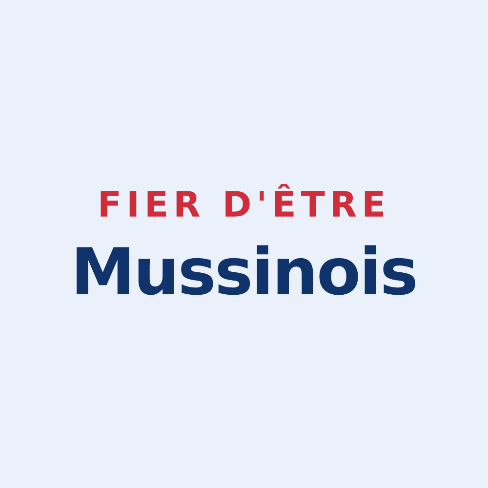 Sticker « Fier d'être Mussinois » — design pour Meussia