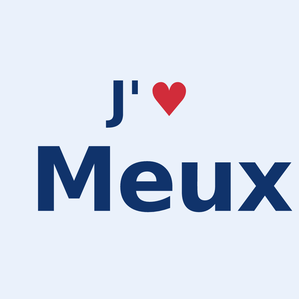 Sticker personnalisé Meux — design J'aime Meux