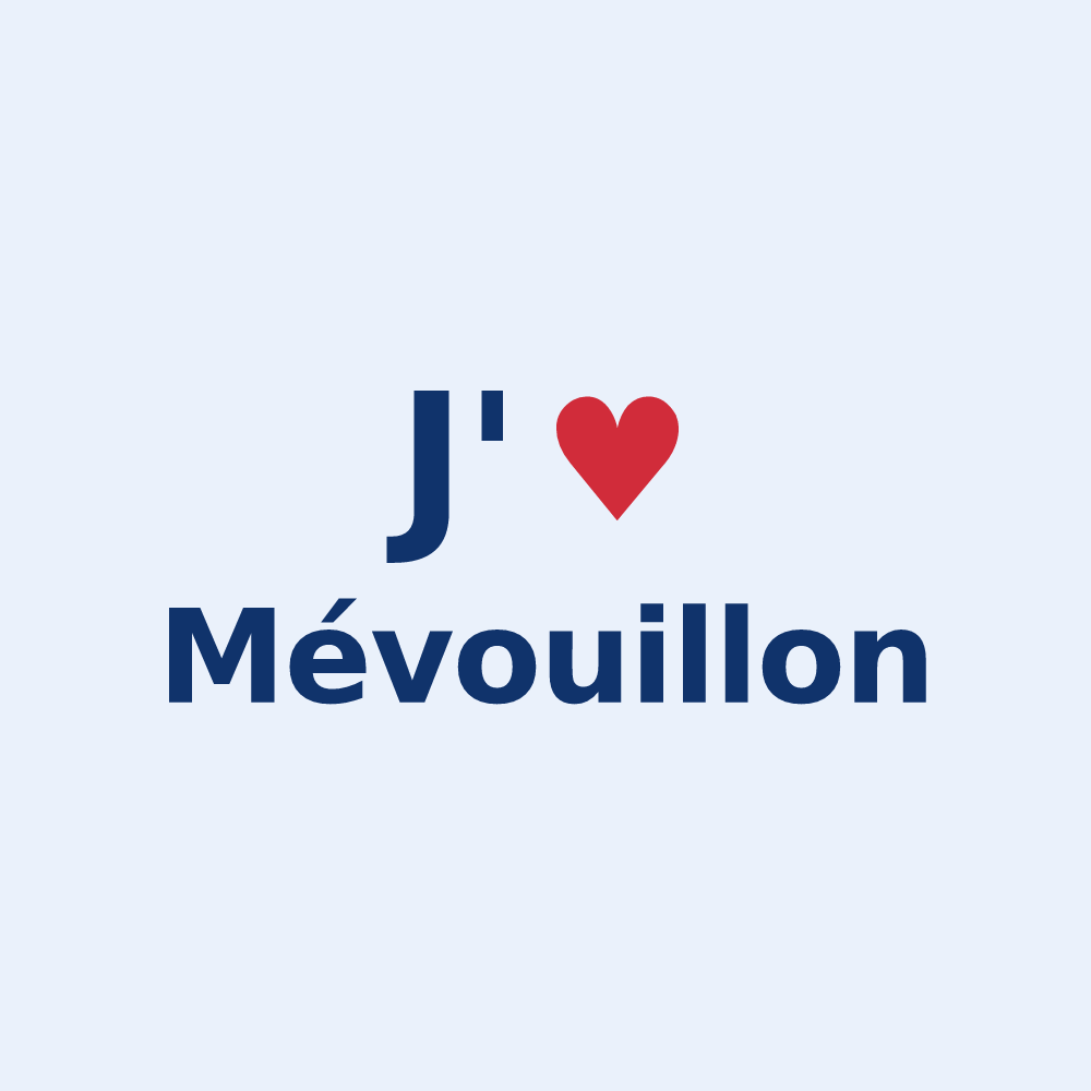 Sticker personnalisé Mévouillon — design J'aime Mévouillon