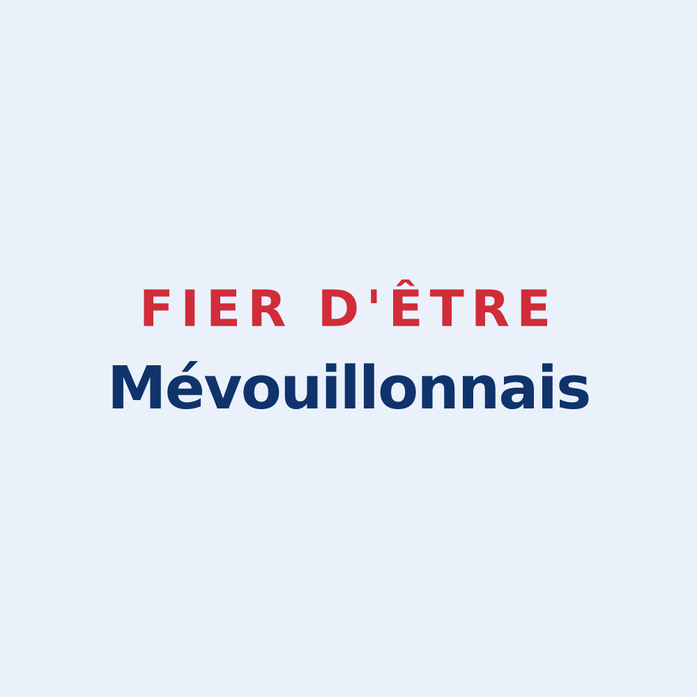 Sticker « Fier d'être Mévouillonnais » — design pour Mévouillon