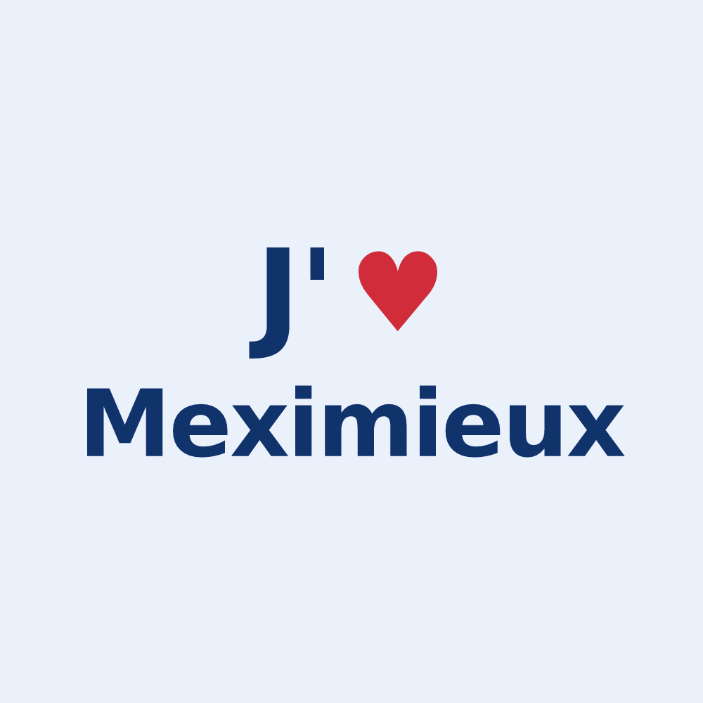 Sticker personnalisé Meximieux — design J'aime Meximieux