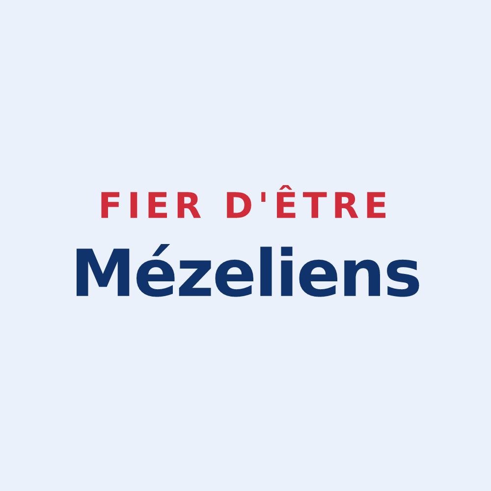 Sticker « Fier d'être Mézeliens » — design pour Mézel