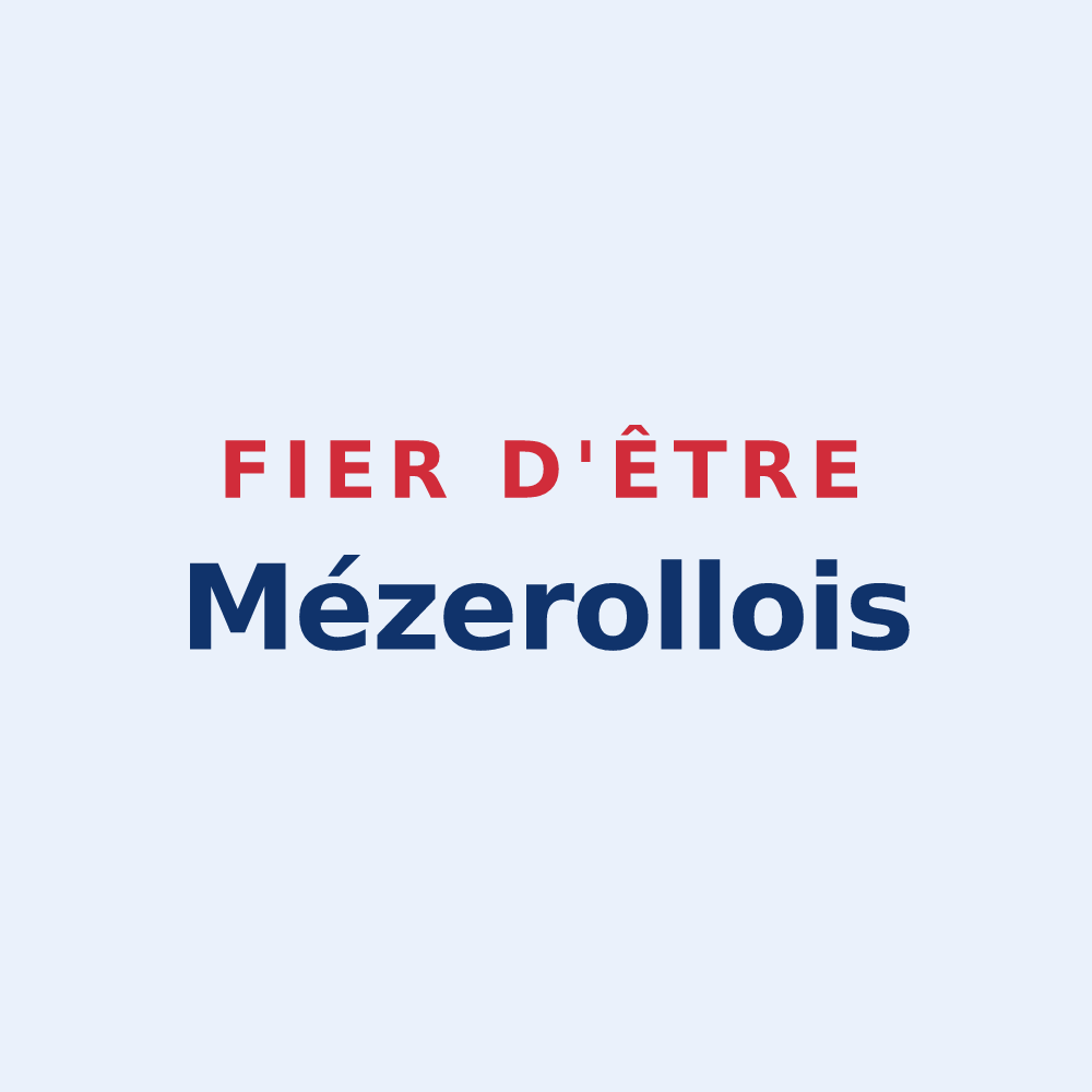 Sticker « Fier d'être Mézerollois » — design pour Mézerolles