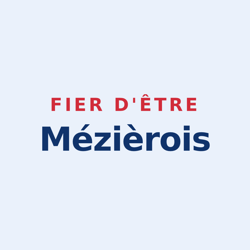 Sticker « Fier d'être Mézièrois » — design pour Mézières-sous-Lavardin