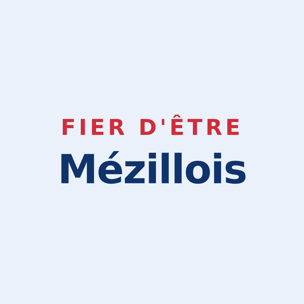 Sticker « Fier d'être Mézillois » — design pour Mézilles