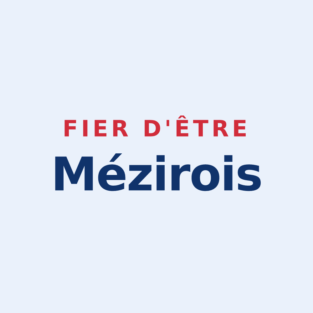 Sticker « Fier d'être Mézirois » — design pour Méziré
