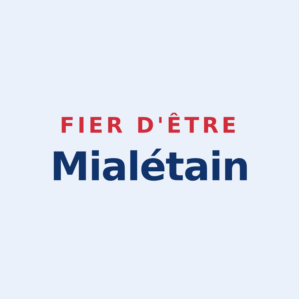 Sticker « Fier d'être Mialétain » — design pour Mialet