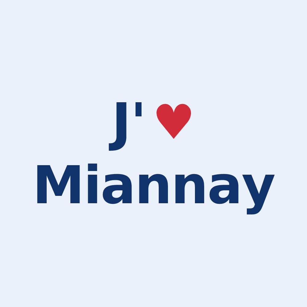 Sticker personnalisé Miannay — design J'aime Miannay