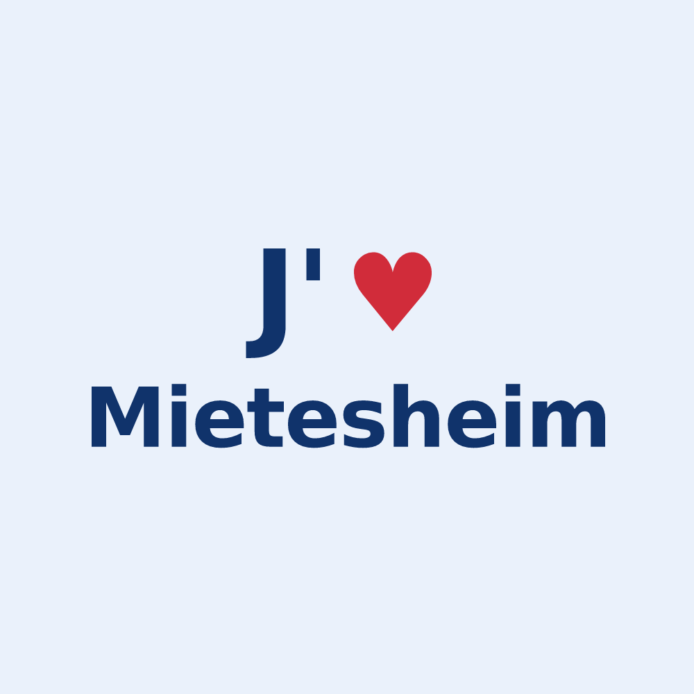 Sticker personnalisé Mietesheim — design J'aime Mietesheim