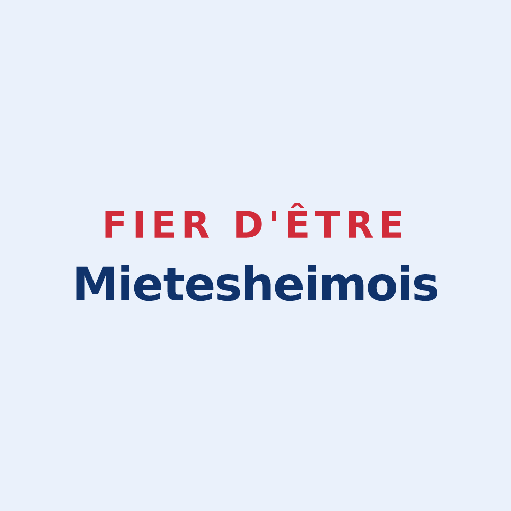 Sticker « Fier d'être Mietesheimois » — design pour Mietesheim