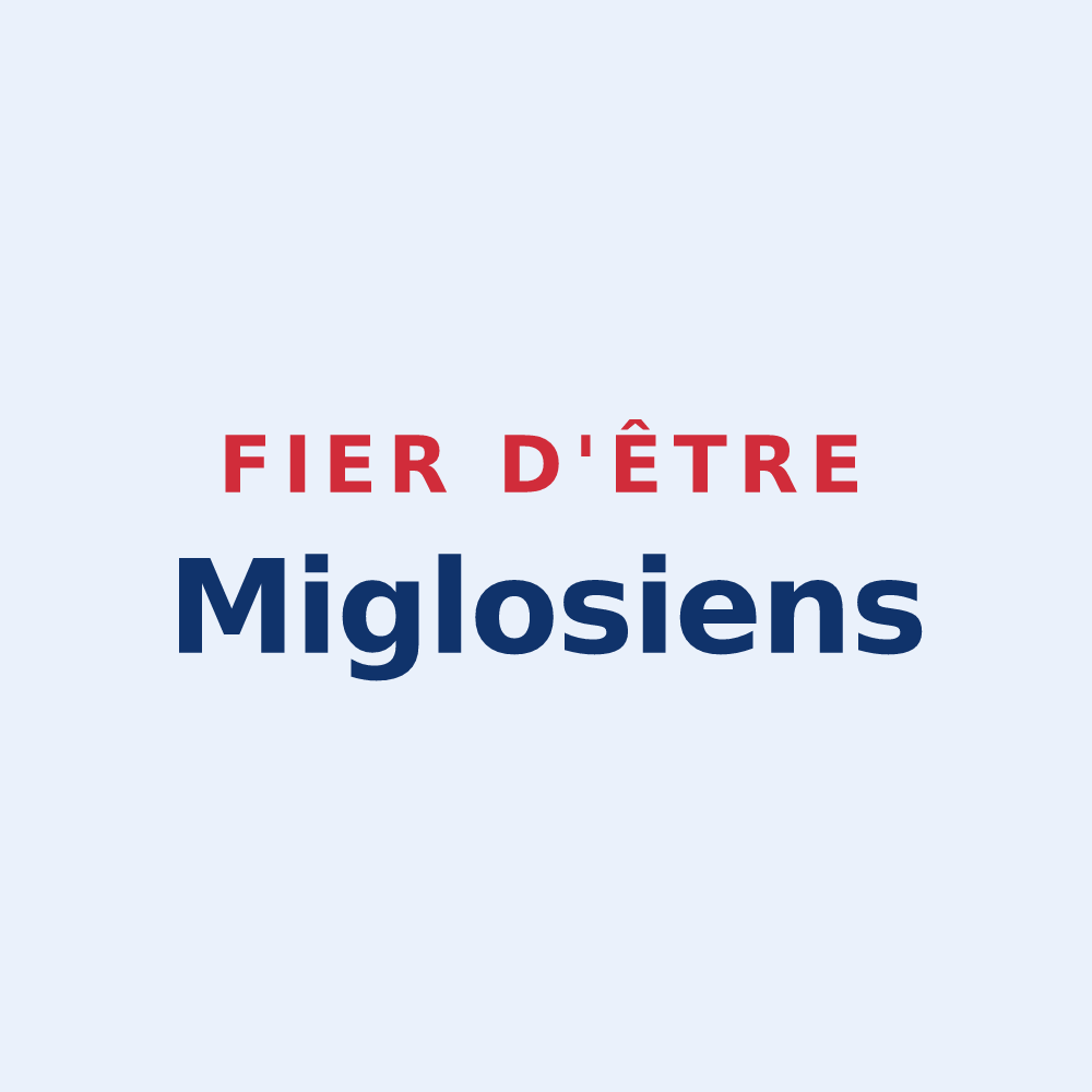Sticker « Fier d'être Miglosiens » — design pour Miglos
