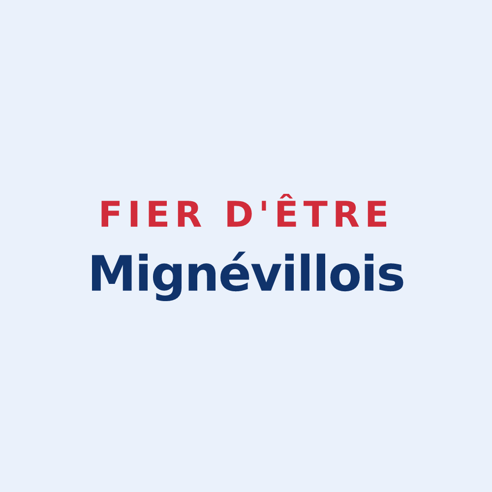 Sticker « Fier d'être Mignévillois » — design pour Mignéville