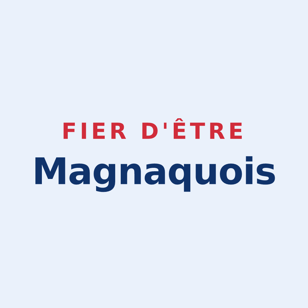 Sticker « Fier d'être Magnaquois » — design pour Migny