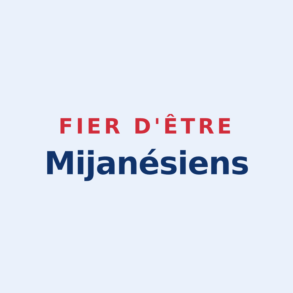 Sticker « Fier d'être Mijanésiens » — design pour Mijanès