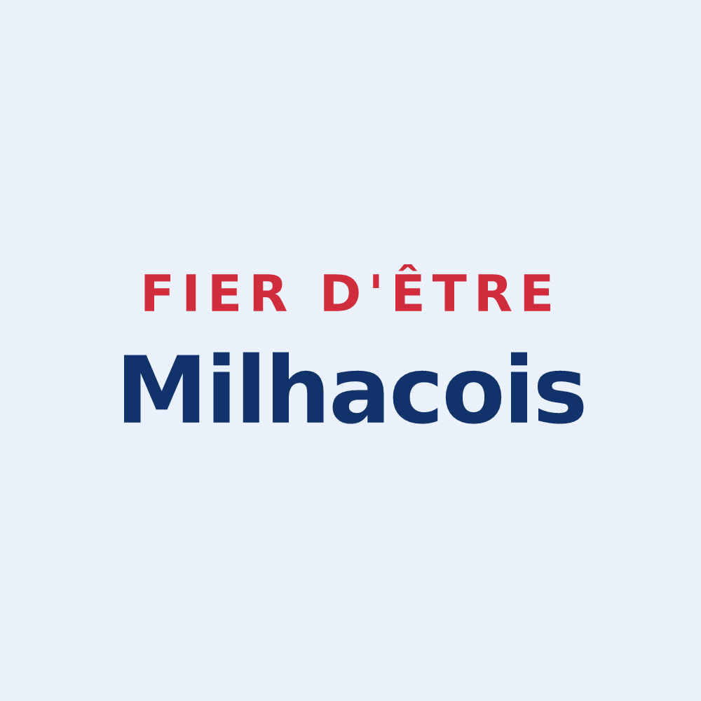 Sticker « Fier d'être Milhacois » — design pour Milhac-de-Nontron