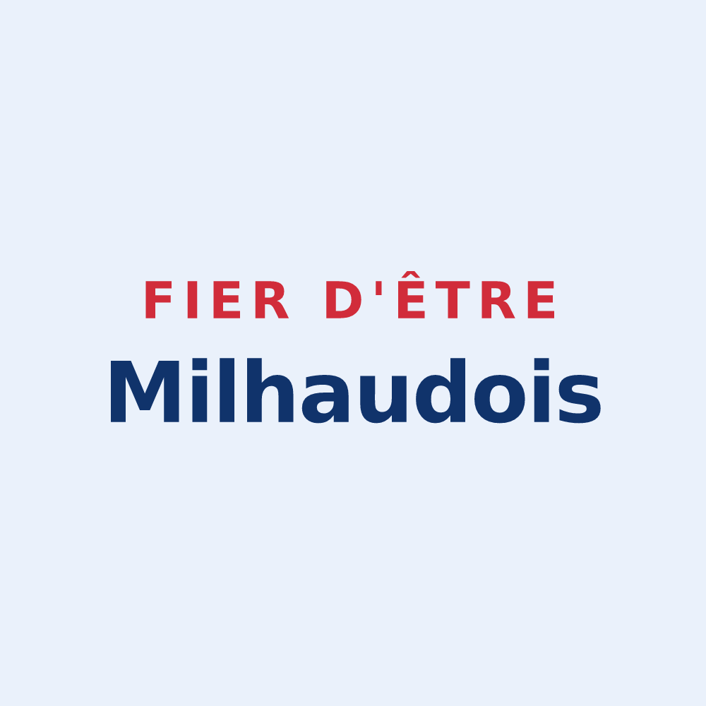Sticker « Fier d'être Milhaudois » — design pour Milhaud