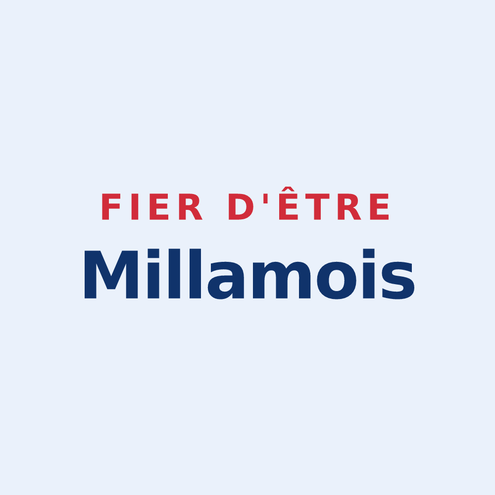 Sticker « Fier d'être Millamois » — design pour Millam