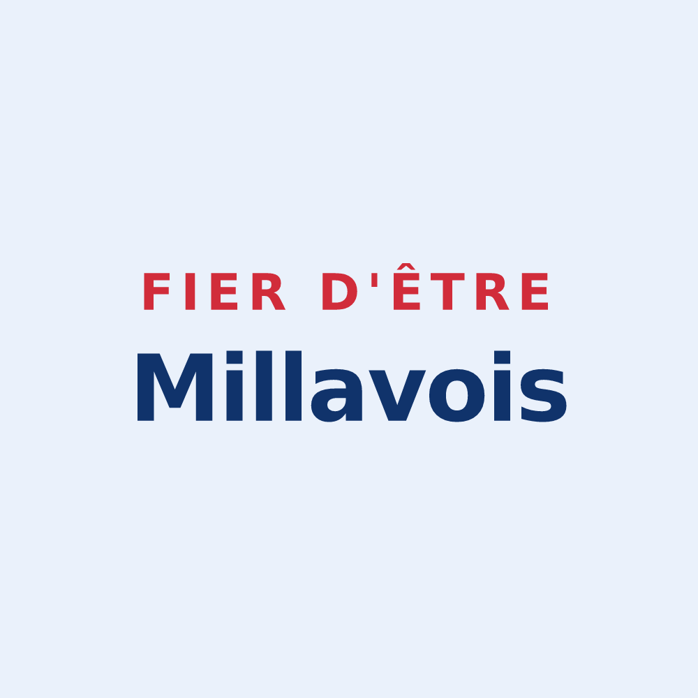 Sticker « Fier d'être Millavois » — design pour Millau