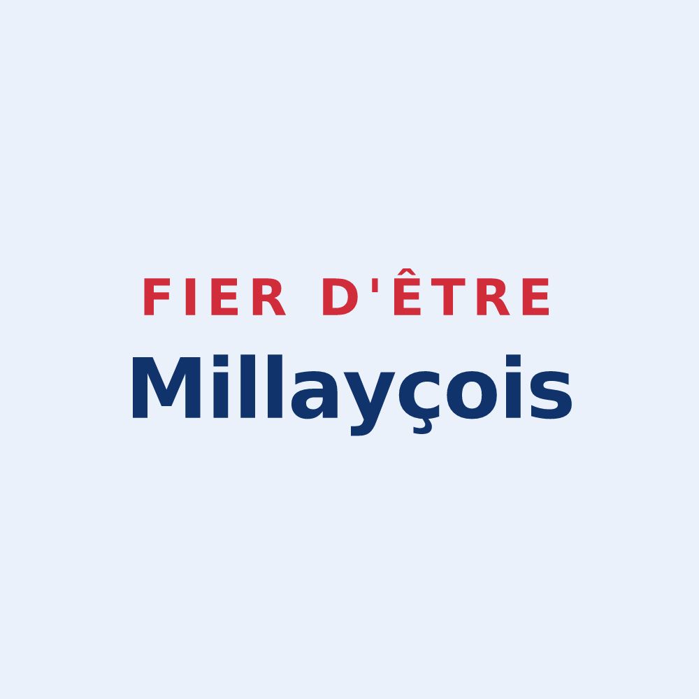 Sticker « Fier d'être Millayçois » — design pour Millay