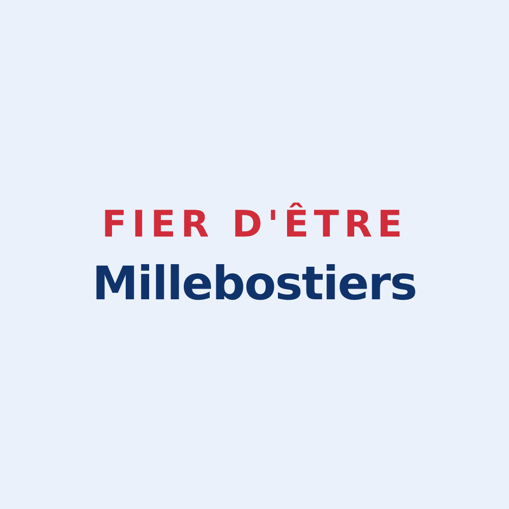 Sticker « Fier d'être Millebostiers » — design pour Millebosc
