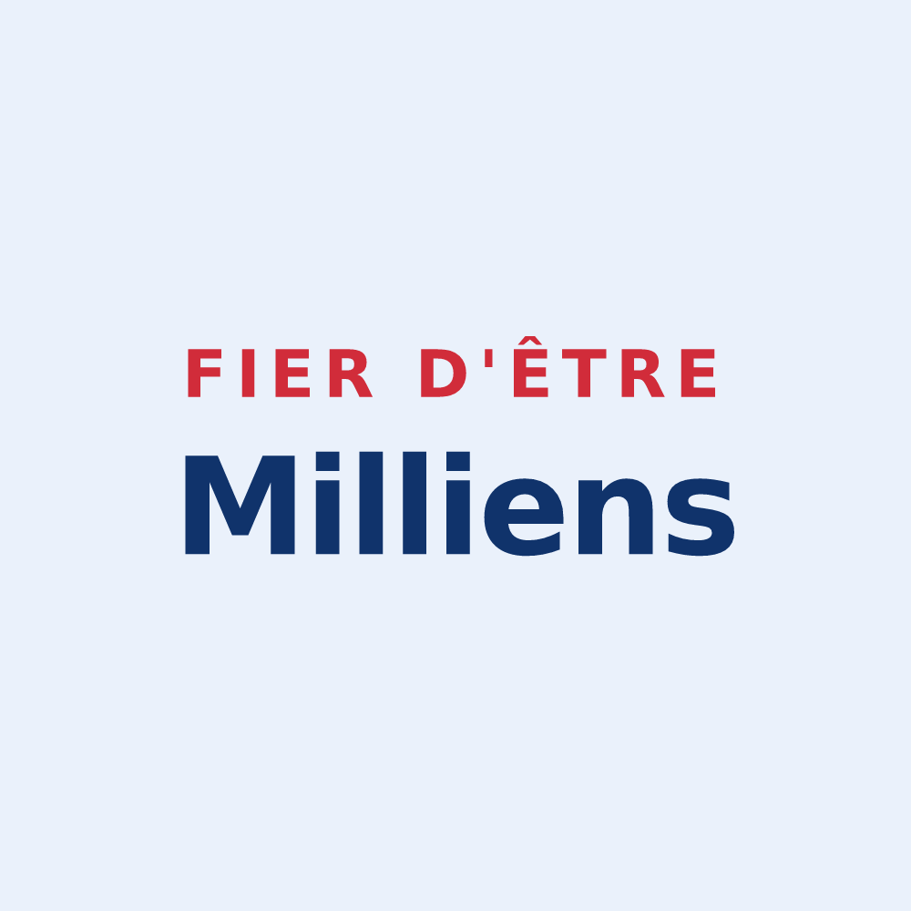 Sticker « Fier d'être Milliens » — design pour Milly-sur-Thérain