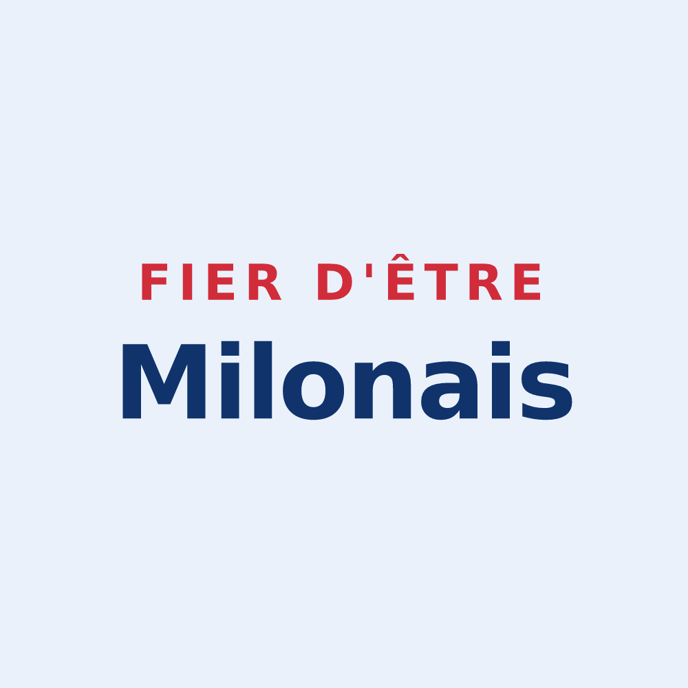 Sticker « Fier d'être Milonais » — design pour Milon-la-Chapelle
