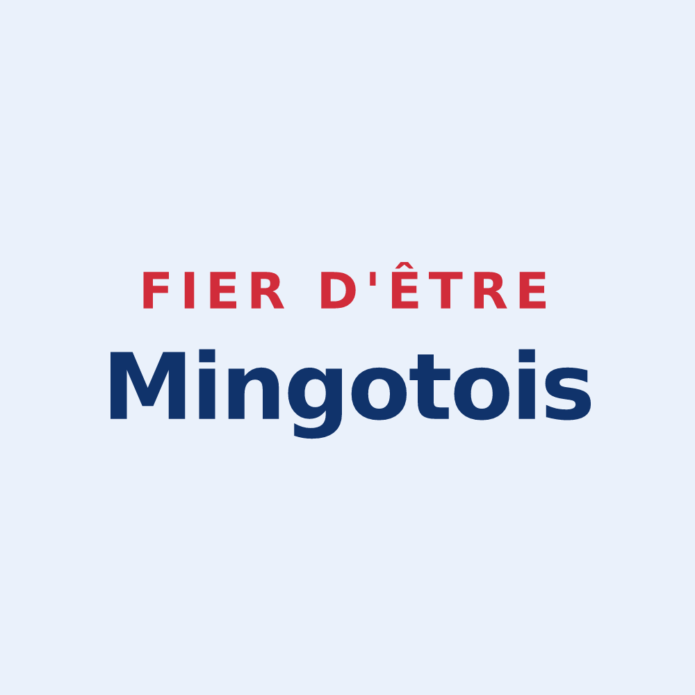 Sticker « Fier d'être Mingotois » — design pour Mingot