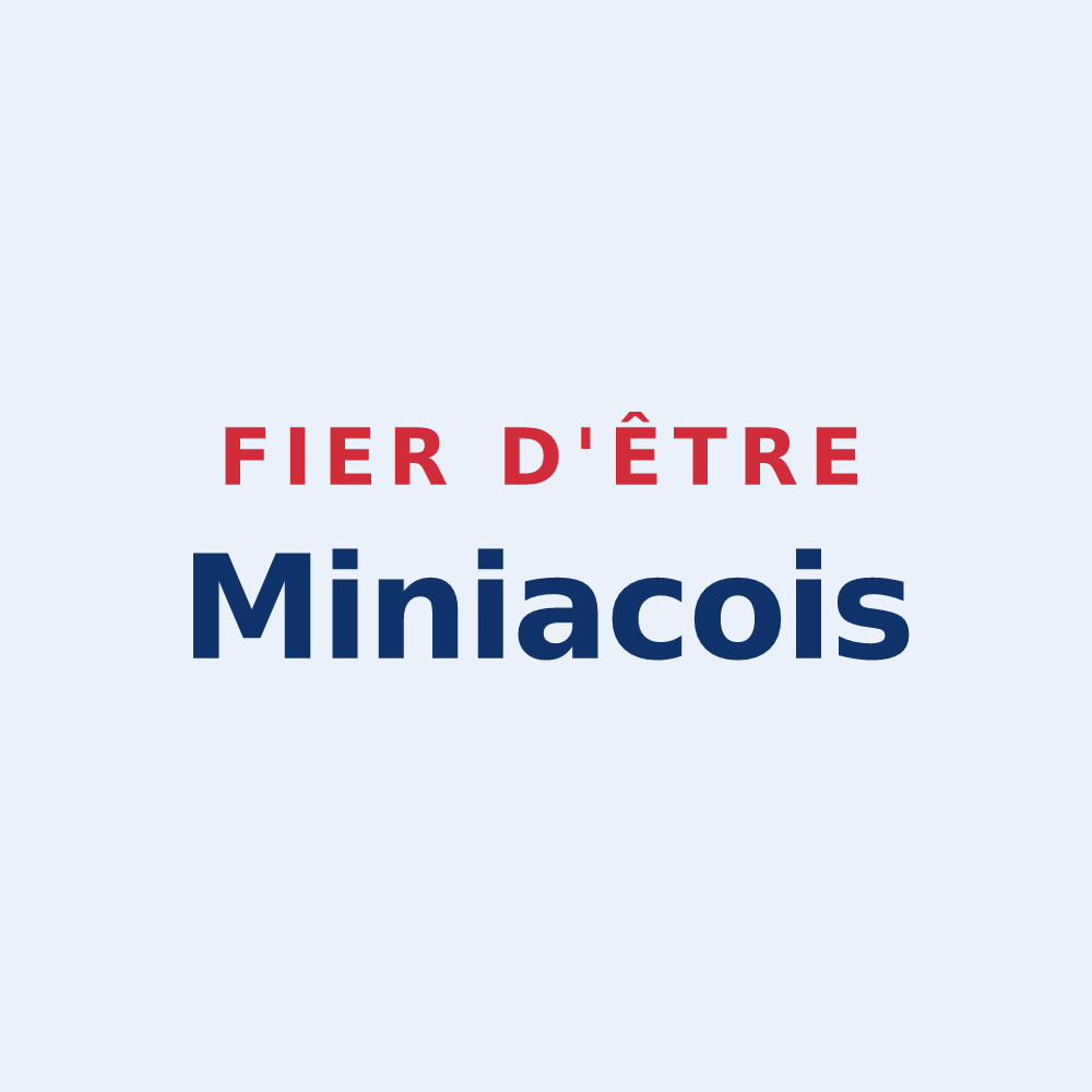 Sticker « Fier d'être Miniacois » — design pour Miniac-sous-Bécherel