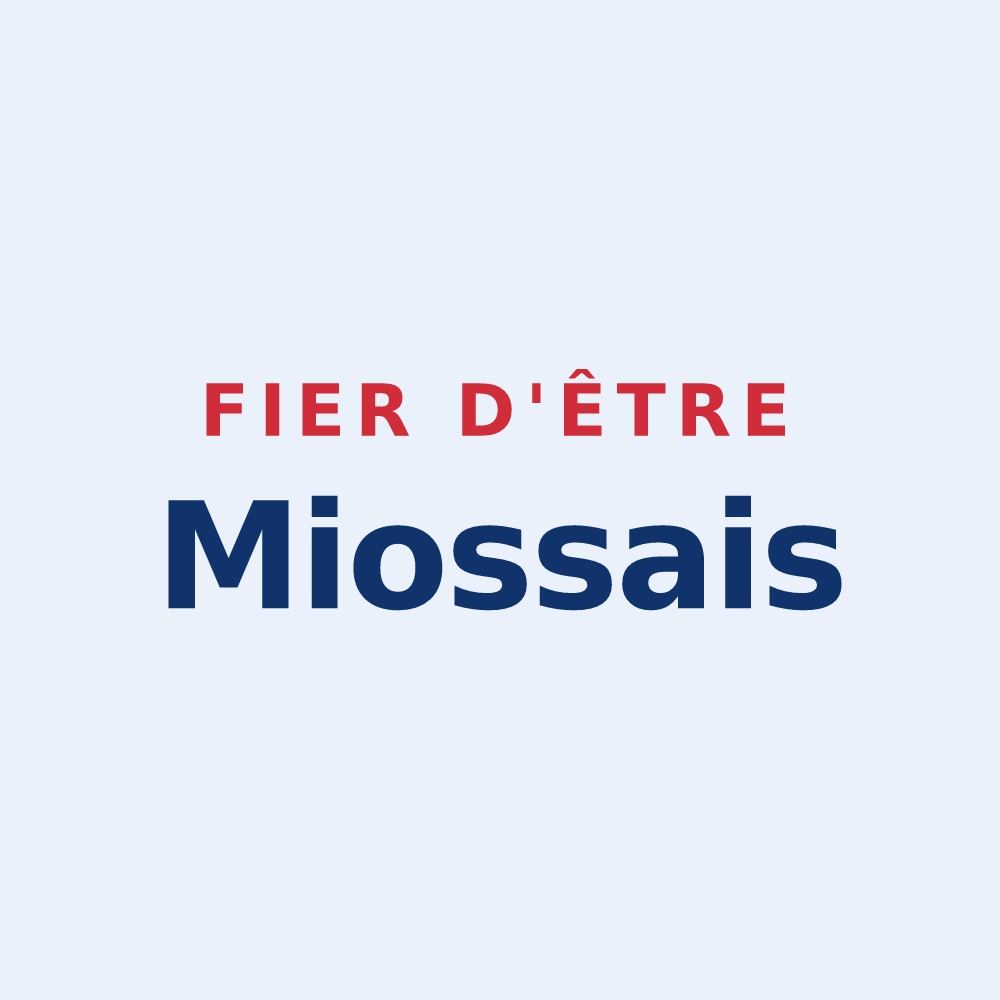 Sticker « Fier d'être Miossais » — design pour Mios