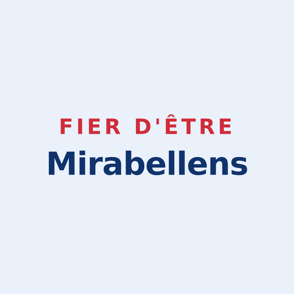 Sticker « Fier d'être Mirabellens » — design pour Mirabeau