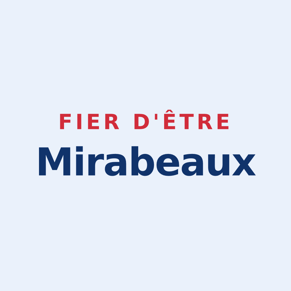 Sticker « Fier d'être Mirabeaux » — design pour Mirabel-et-Blacons