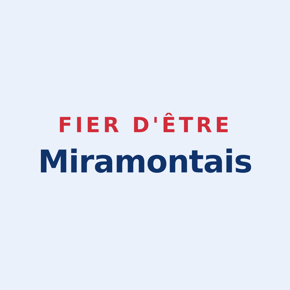 Sticker « Fier d'être Miramontais » — design pour Miramont-d'Astarac