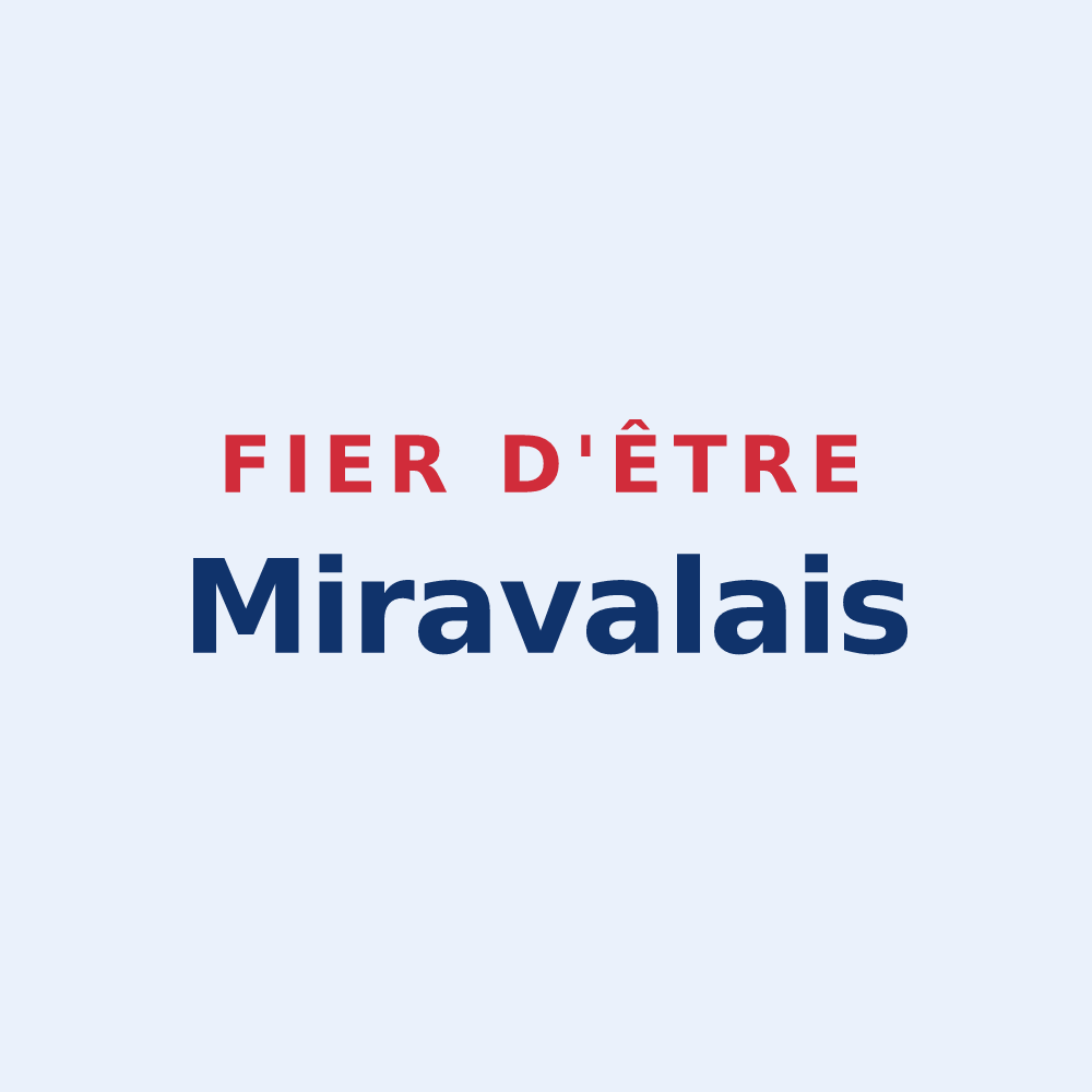 Sticker « Fier d'être Miravalais » — design pour Miraval-Cabardès