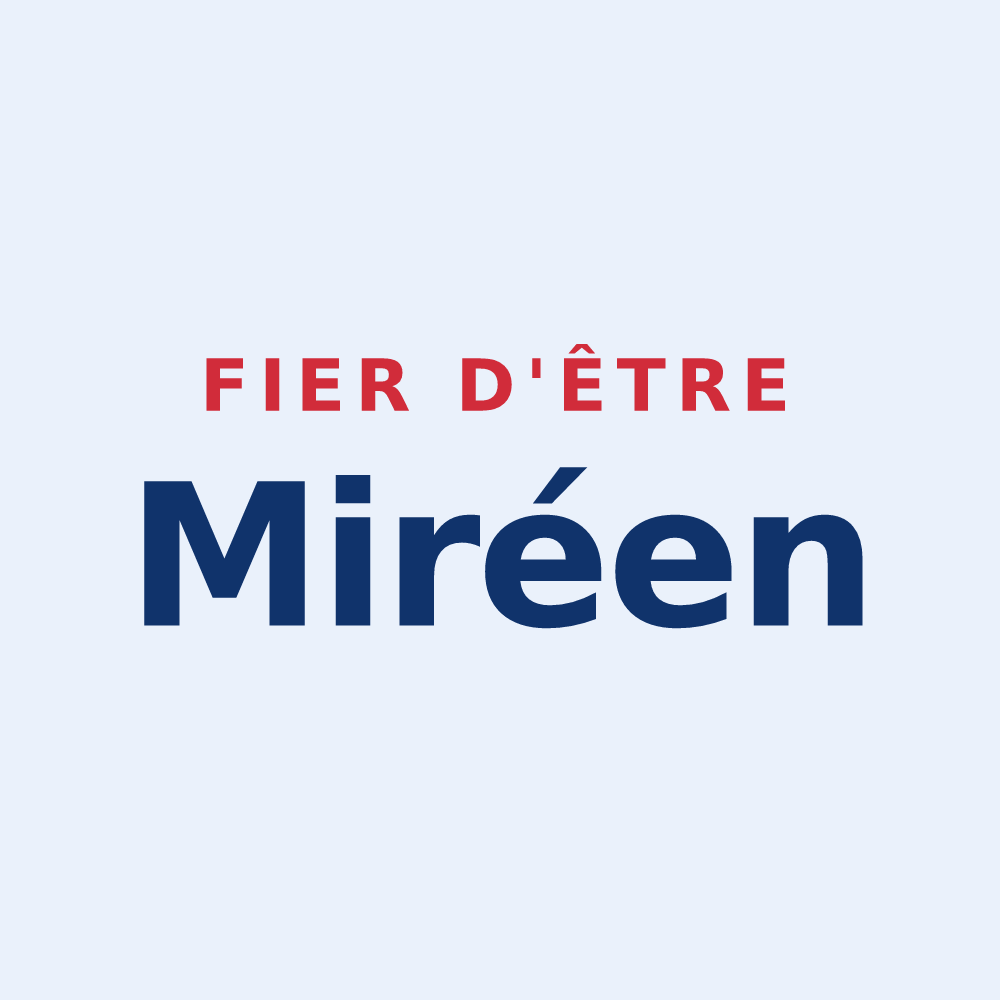 Sticker « Fier d'être Miréen » — design pour Miré