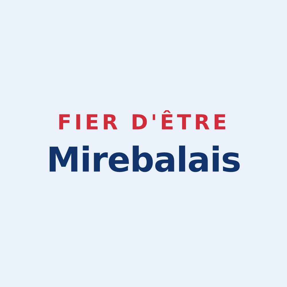 Sticker « Fier d'être Mirebalais » — design pour Mirebeau