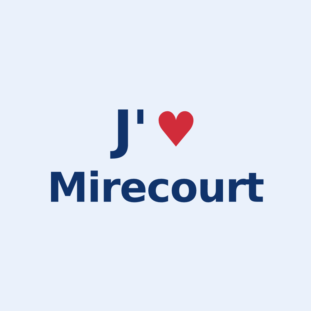Sticker personnalisé Mirecourt — design J'aime Mirecourt