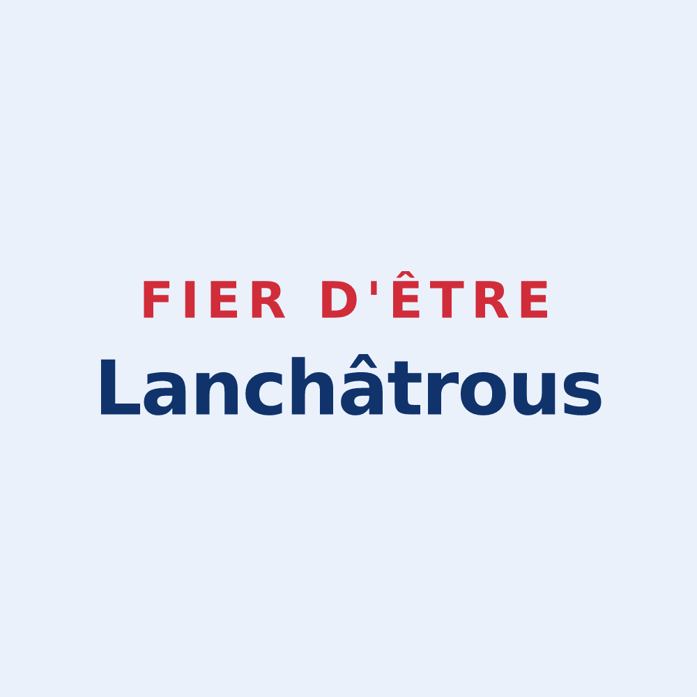 Sticker « Fier d'être Lanchâtrous » — design pour Miribel-Lanchâtre