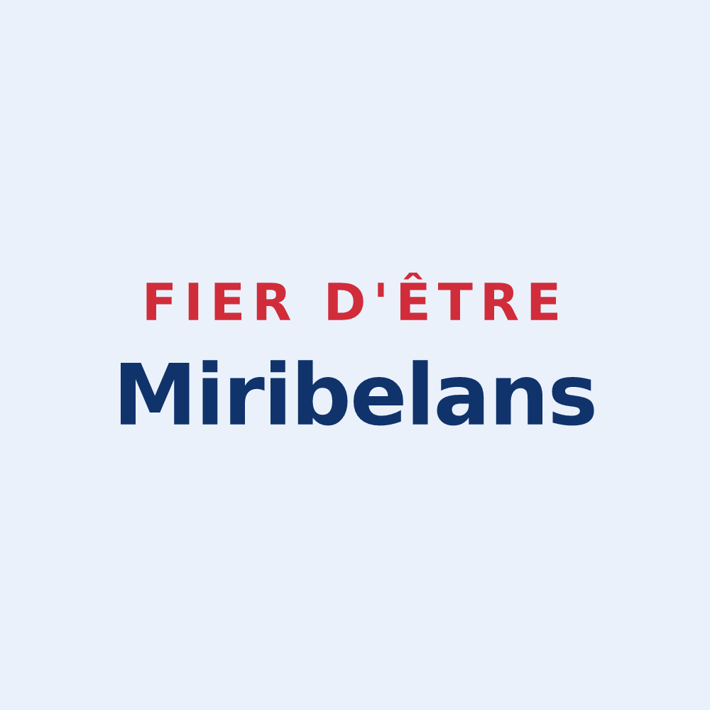Sticker « Fier d'être Miribelans » — design pour Miribel