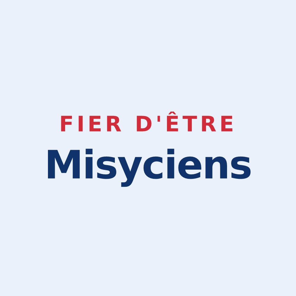 Sticker « Fier d'être Misyciens » — design pour Misy-sur-Yonne