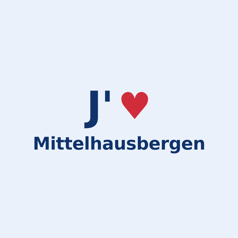Sticker personnalisé Mittelhausbergen — design J'aime Mittelhausbergen