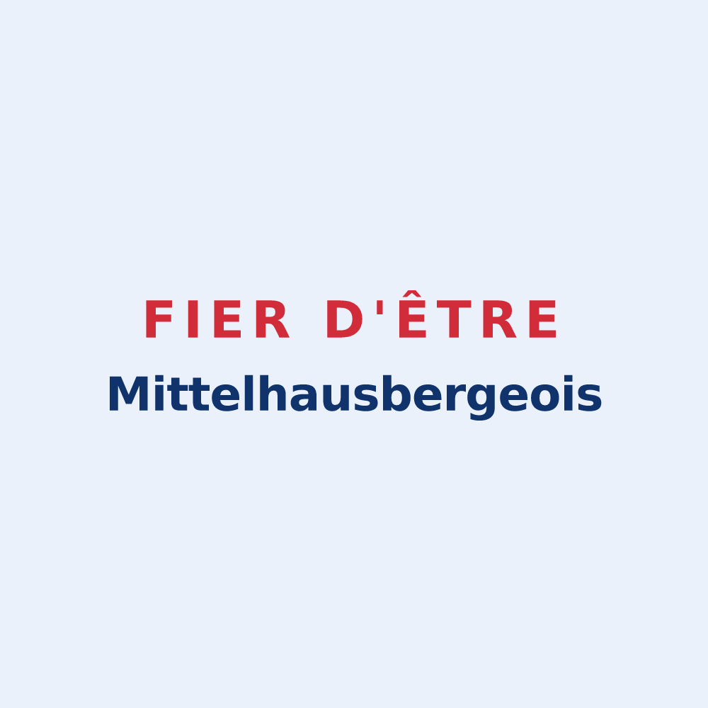 Sticker « Fier d'être Mittelhausbergeois » — design pour Mittelhausbergen
