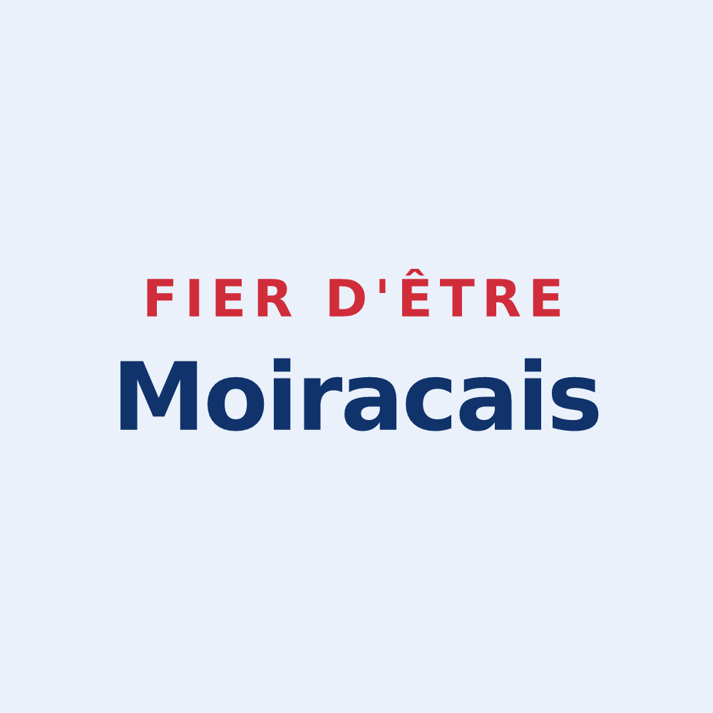 Sticker « Fier d'être Moiracais » — design pour Moirax