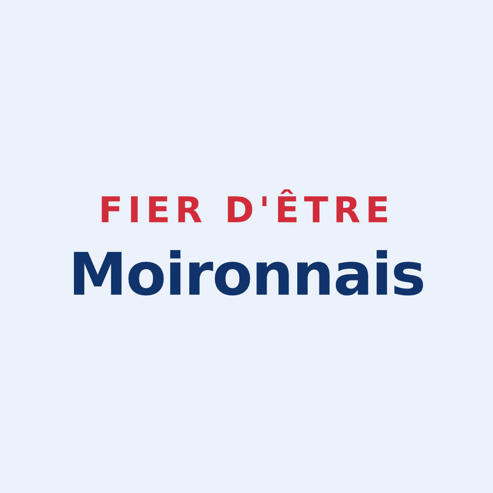 Sticker « Fier d'être Moironnais » — design pour Moiron