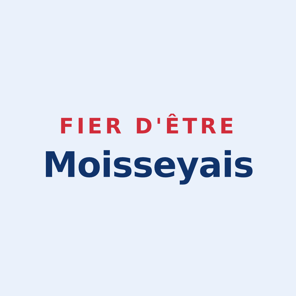 Sticker « Fier d'être Moisseyais » — design pour Moissey
